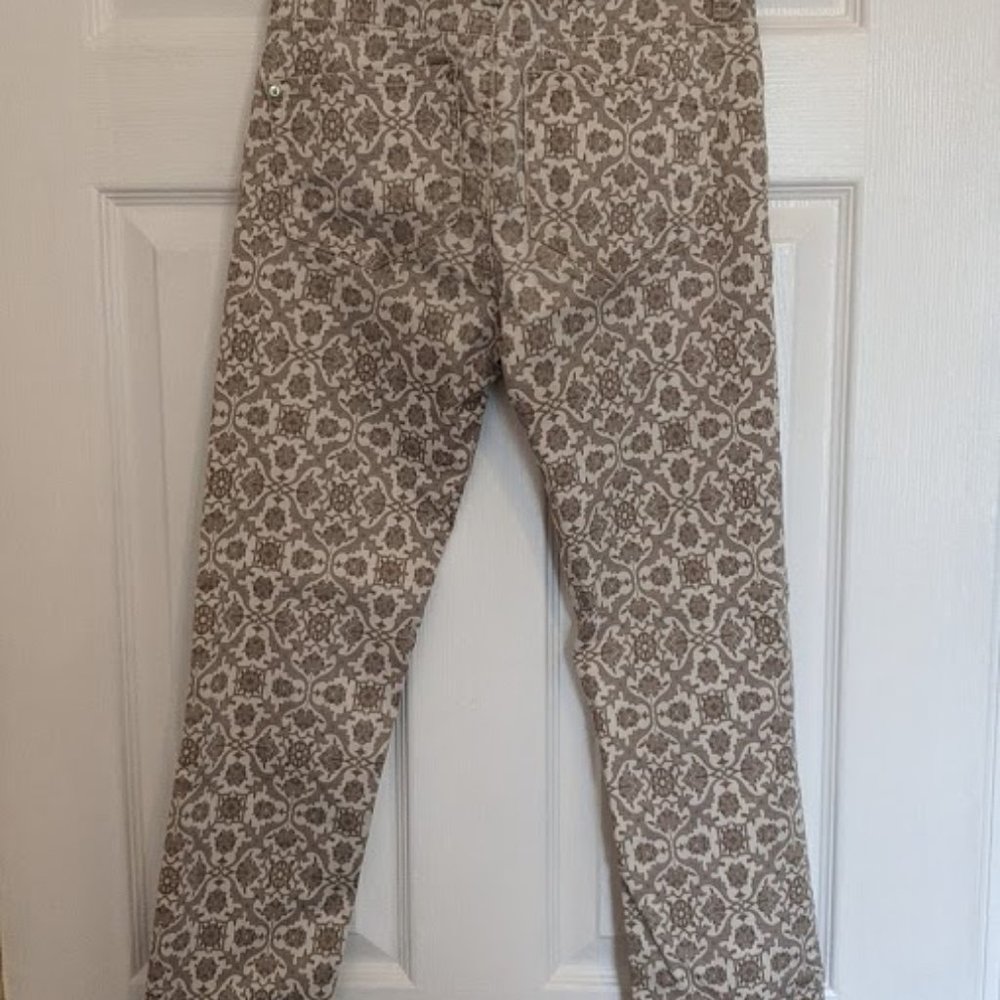 ZARA Mid Rise Print Skinnys - Picture 3 of 5
